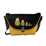 Russian nesting dolls messenger bag
