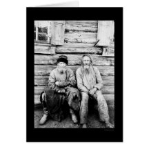 Russian Peasants Log Cabin 1895 Cards