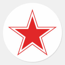 Russian Red Star Stickers