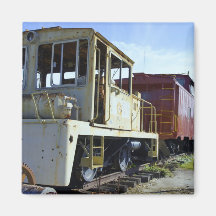 Rust Graveyard Fridge Magnet