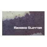 Rusted corroded metal, texture custom business cards