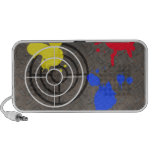 Rusted Grate with Gun Sight iPhone Speaker