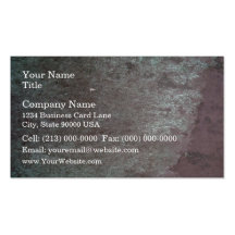 Rusted Metal Surface Business Card Templates