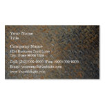 Rusted Metal Tread Texture Business Card