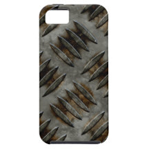 Rusted Out Steel Metal Diamond Plate iPhone 5 Case