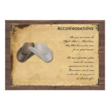 Rustic Country Cowboy Hats Barbed Wire Wedding Personalized Announcements