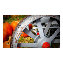 Rustic Pumpkins Business Card
