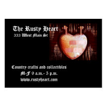 Rusty heart/Still beating Business Card