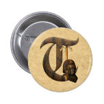Rusty Knights Initial T Pin