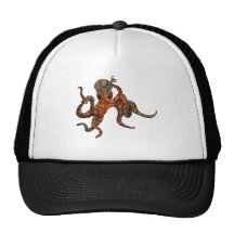 Rusty Octopus Trucker Hat