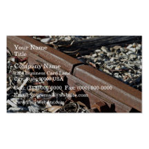 Rusty rails business cards