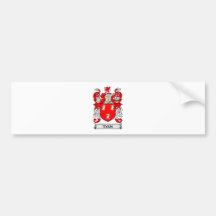 RYAN Coat of Arms Bumper Sticker