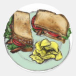 S is for Sandwich Stickers