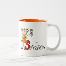 S is for Seamstress Coffee Mugs