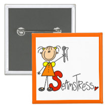 S is for Seamstress Pin