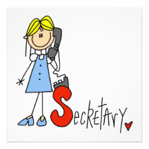 S is for Secretary Invitations