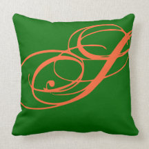 "S" Monogrammed Pillow