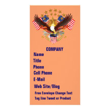 S. O. A 3 Business Photo Card Vertical