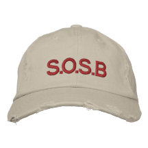 S.O.S.B Hat Embroidered Hats