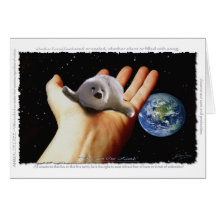 S.O.S. SAVE OUR HARP SEALS Greeting Card