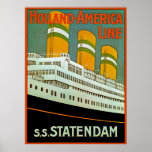s.s. Statendam Print