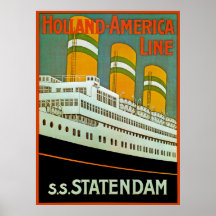 s.s. Statendam Print
