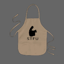 S T F U aprons