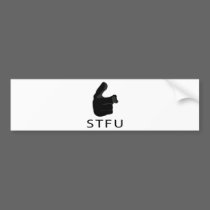 S T F U bumper stickers