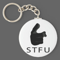 S T F U keychains