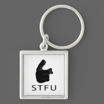 S T F U keychains