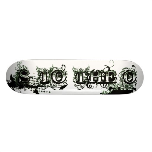 S to the O: Not Just a Name Skateboard Decks