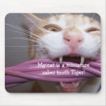 sabre tooth tiger Mousepad