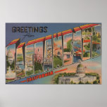 Sacramento, CaliforniaLarge Letter Scenes 2 Poster
