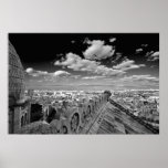 Sacre Coeur - Black & White (V) Poster