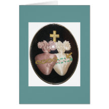 SACRED AND IMMACULATE HEARTS GREETING CARDS