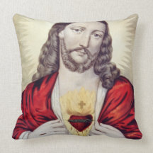 SACRED HEART OF JESUS THROW PILLOWS
