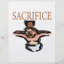 Sacrifice Personalised Flyer
