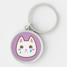 SAD CAT KEYCHAINS