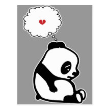 Sad Panda Post Card
