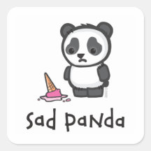 Sad Panda sticker