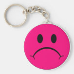 Sad Smiley Face Happy Smile Expression Smilie Key Chain