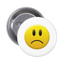 Sad Smiley Face Pins