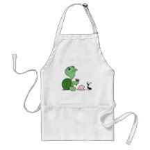 Sad Turtle Happy Ant Aprons