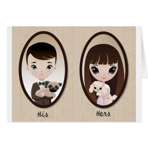 Sadie and Henri Greeting Card