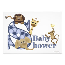 Safari Baby Shower Invitation
