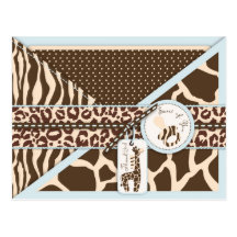 Safari Boy TY Postcard