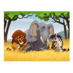 Safari Jug Band Postcard