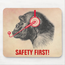 Safety First! Mousepad