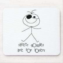 Safety Goggles Mouse Pad