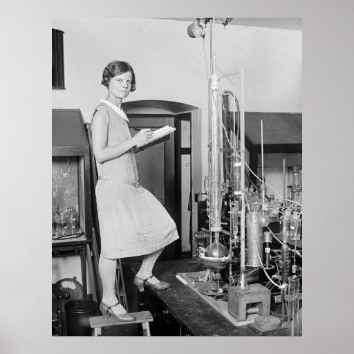 Safety Violation in the Lab, 1920s Print Zazzle